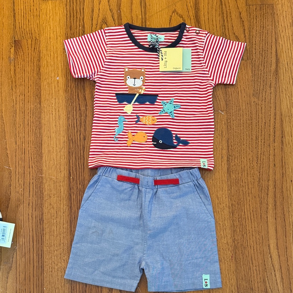 Lilly & Sid set 6-12 month NWT